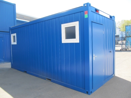 20' Sanitäcontainer - Außenansicht - h+s container GmbH