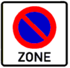 Verkehrszeichen eingeschränktes Halteverbot