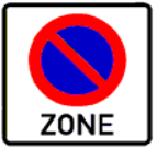 Verkehrszeichen eingeschränktes Halteverbot