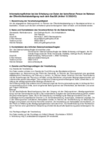 Formblatt Informationspflichten DSGVO