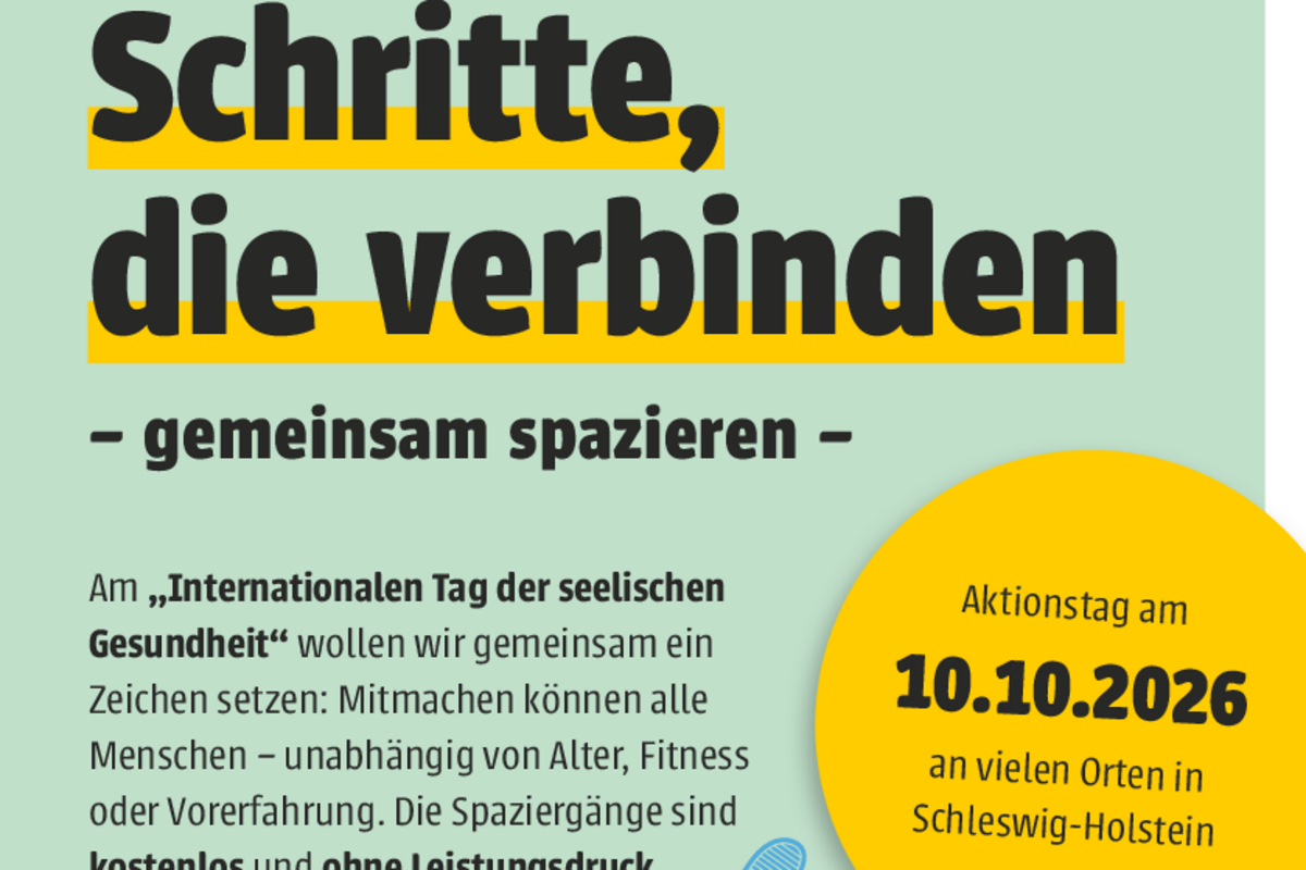Plakat zu Schritte die verbinden